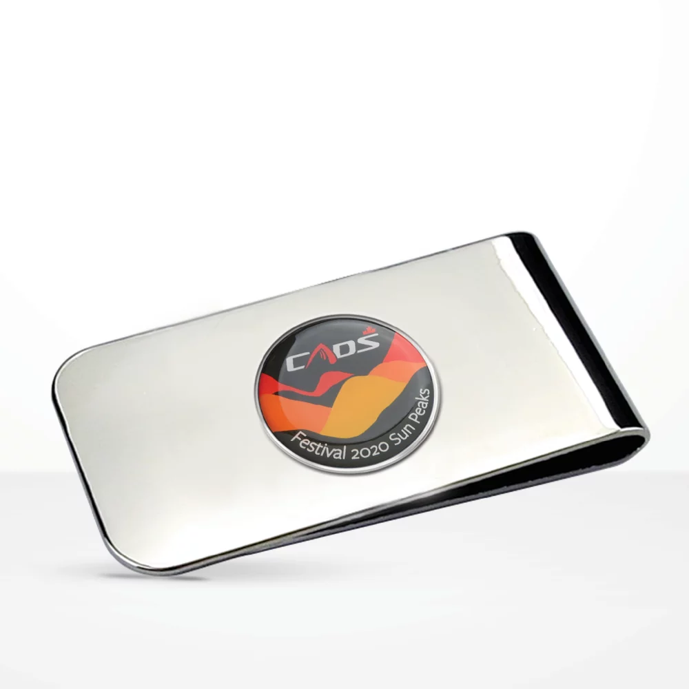 Pince à billets avec épingle de revers classique (jusqu'à 0,5 pouce)