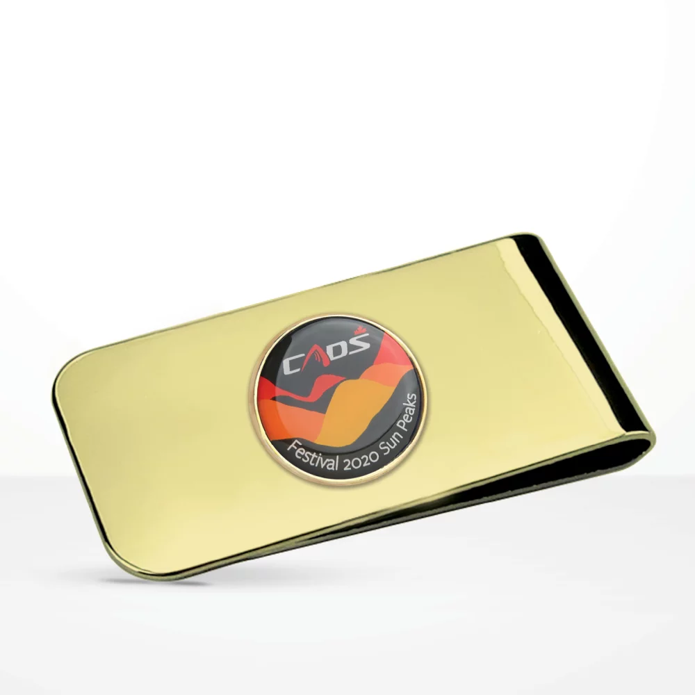 Money Clip with Photoart Classic Lapel Pin (Up to 0.5 in)