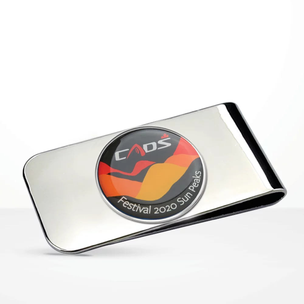 Pince à billets avec épingle de revers classique (jusqu'à 1 pouce)