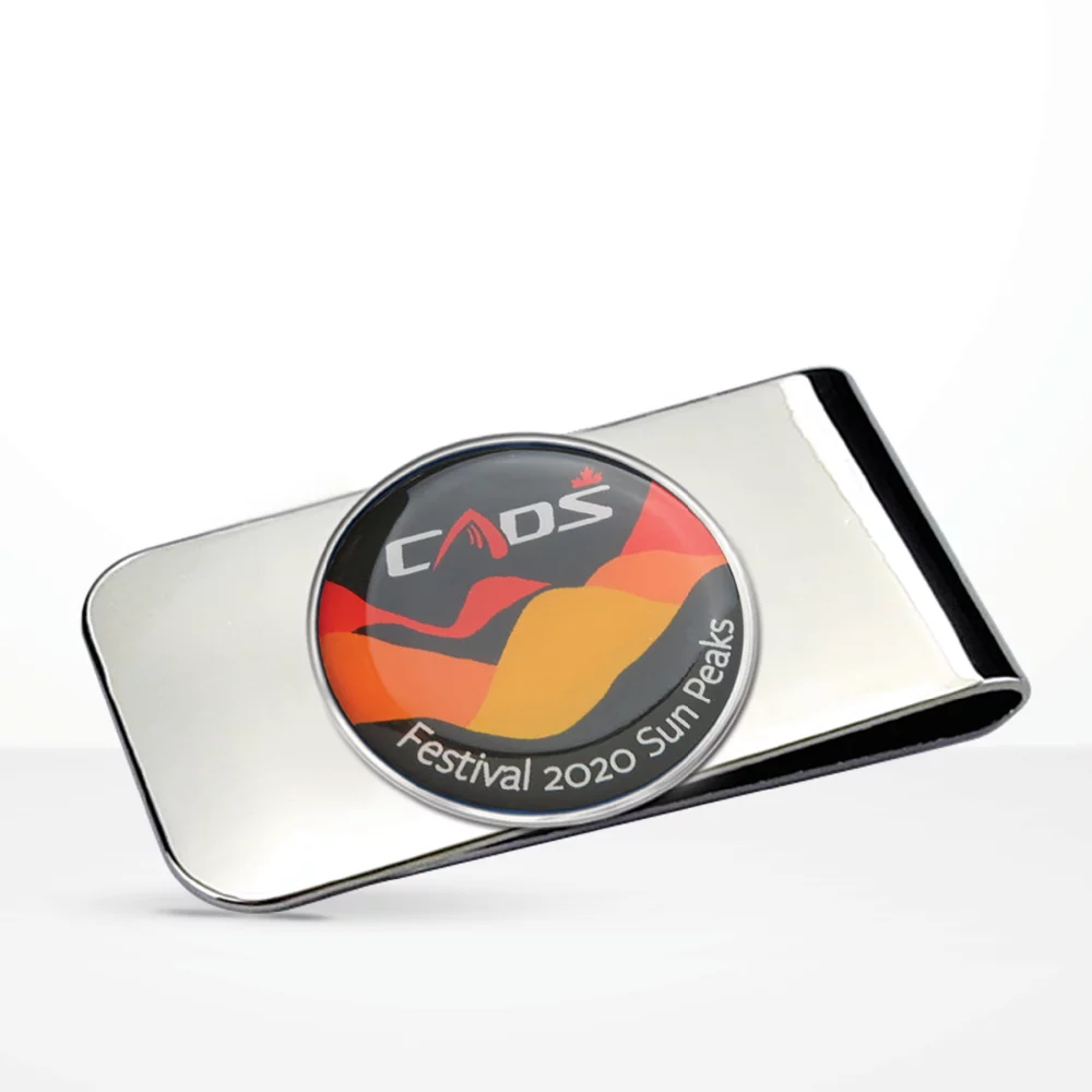 Pince à billets avec épingle de revers classique avec photoart (jusqu'à 1,25 pouce)