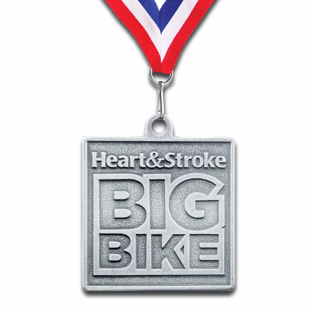 Médaille personnalisée en étain massif (2 pouces)