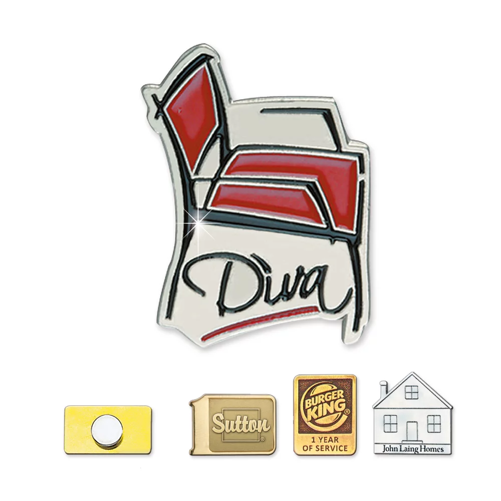 Épingle de revers magnétique de forme personnalisée