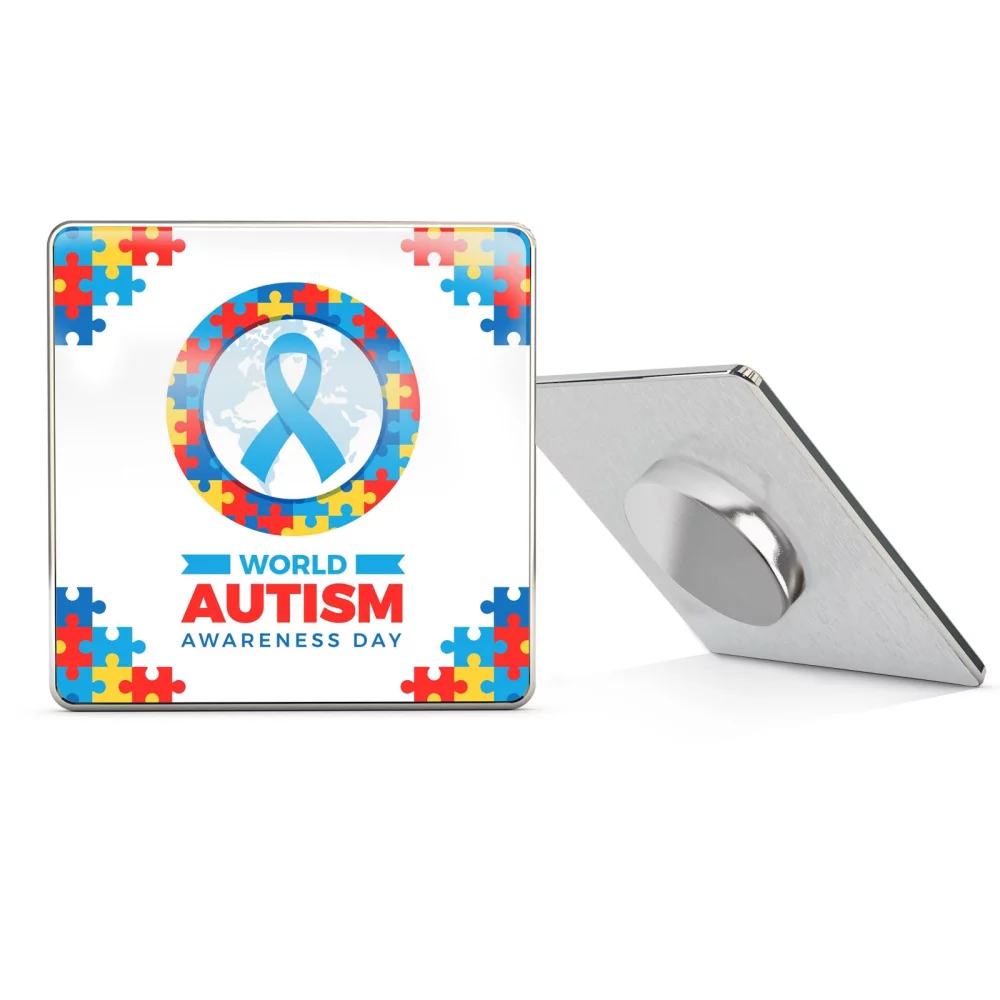 Épingle magnétique carrée de stock