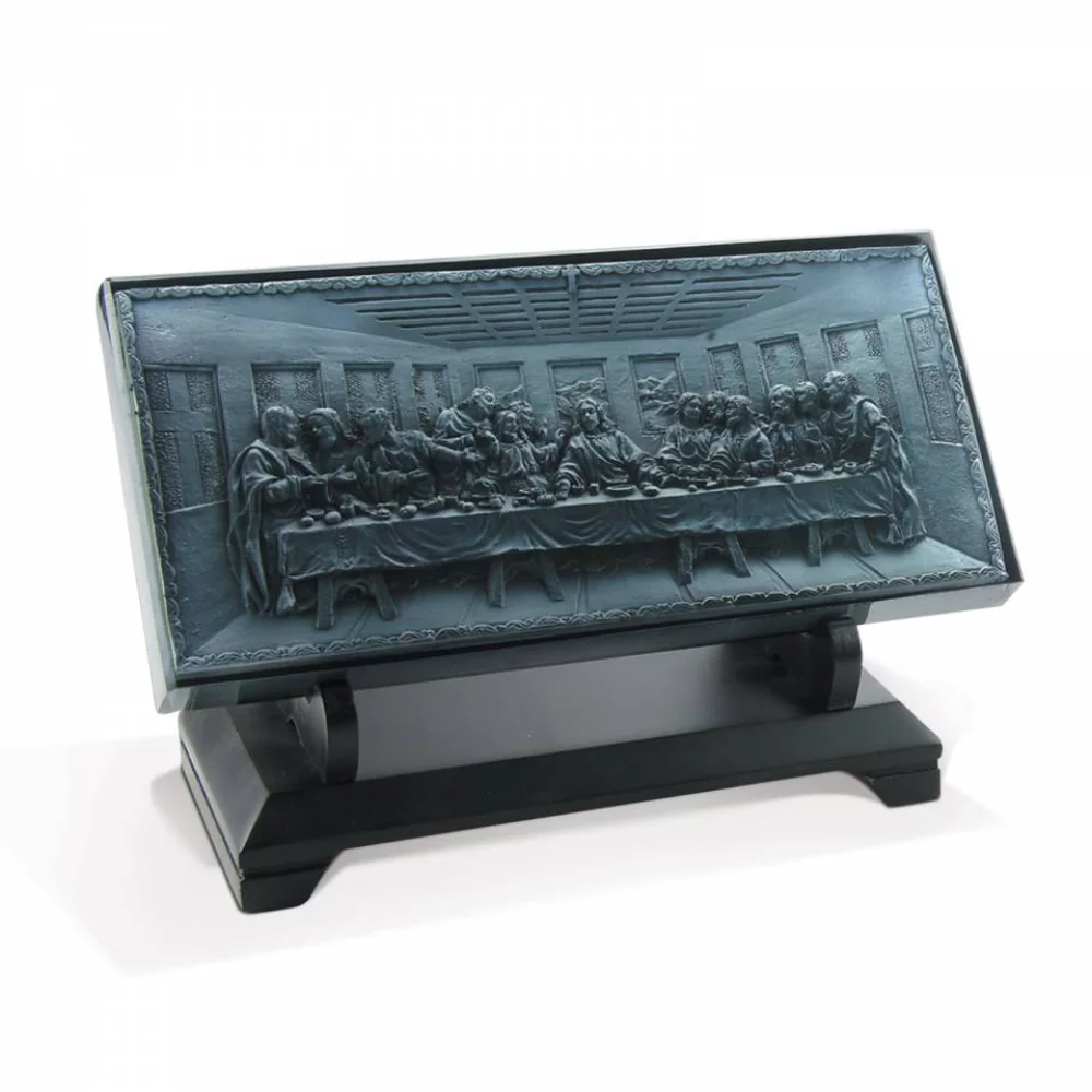 Figurine en 3D en métal (dôme transparent vitrifié)