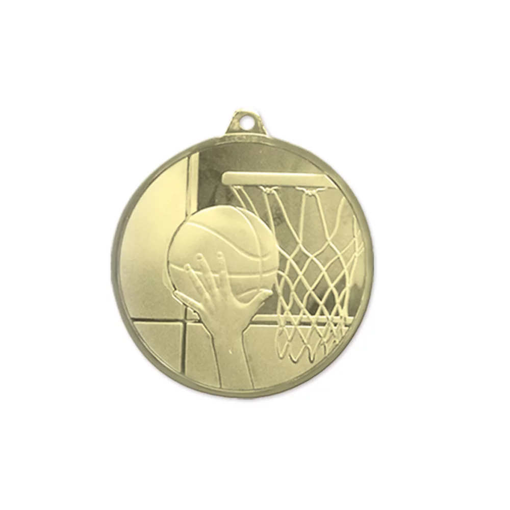 Médaille de qualité 3D menthe pour le basketball
