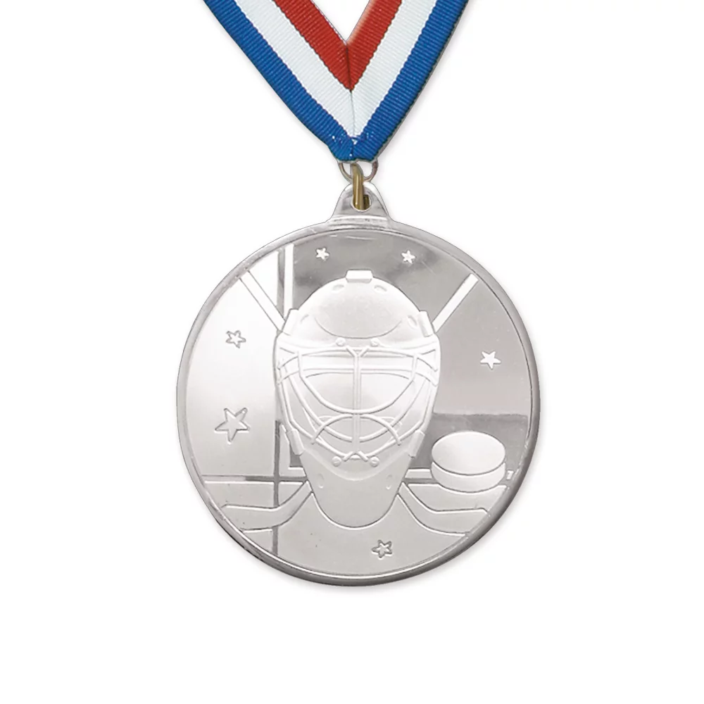 Médaille de qualité menthe en 3D pour le hockey
