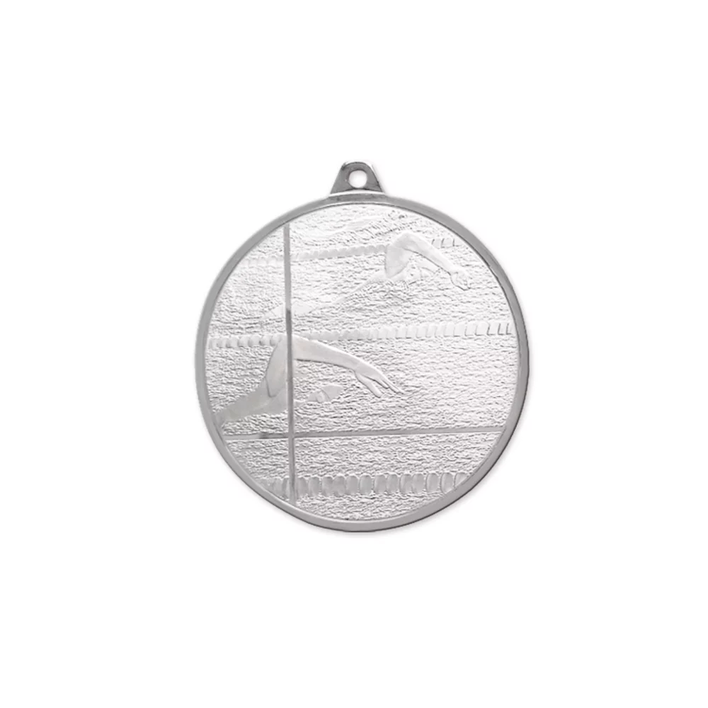 Médaille de qualité 3D en menthe pour la natation
