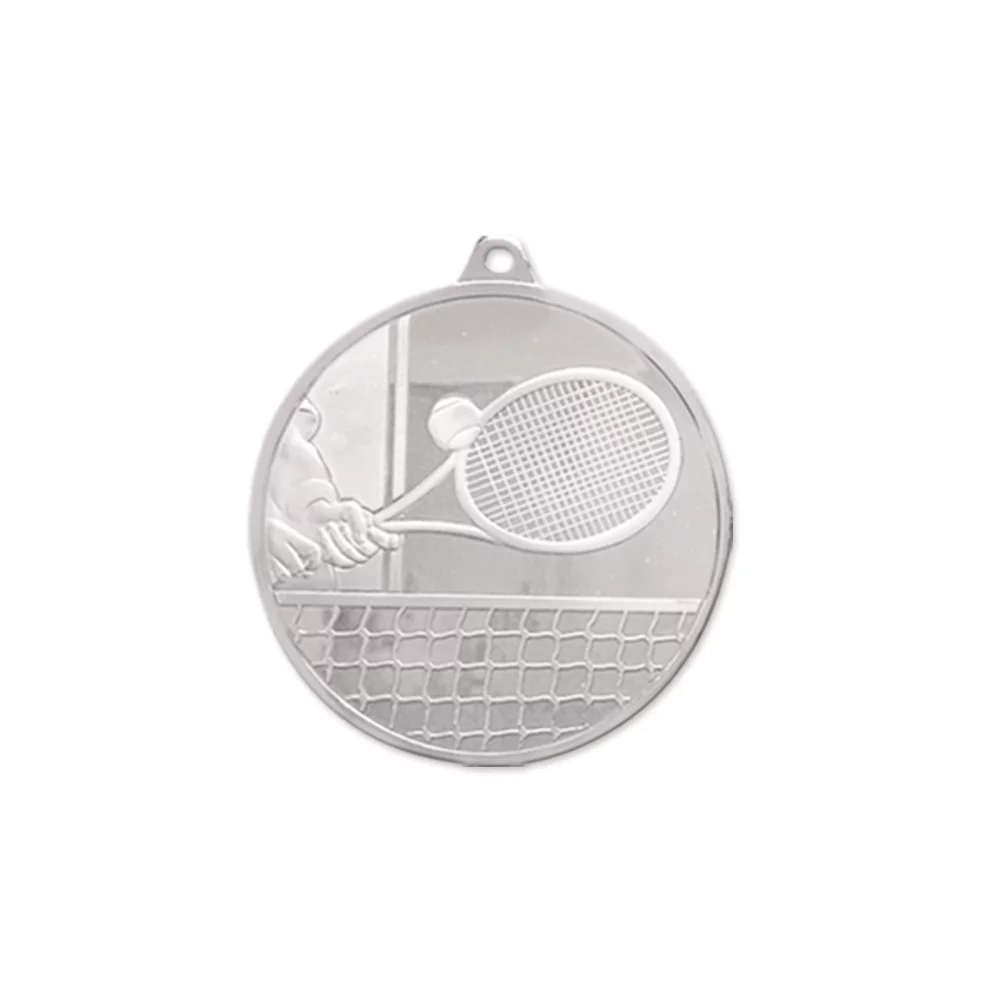 Médaille de qualité menthe en 3D pour le tennis
