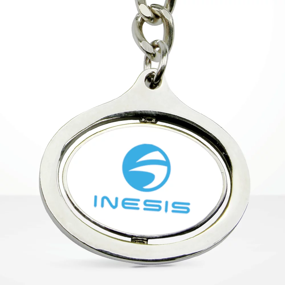 Stock Oval Dynamic Keychain (5-Day Production)