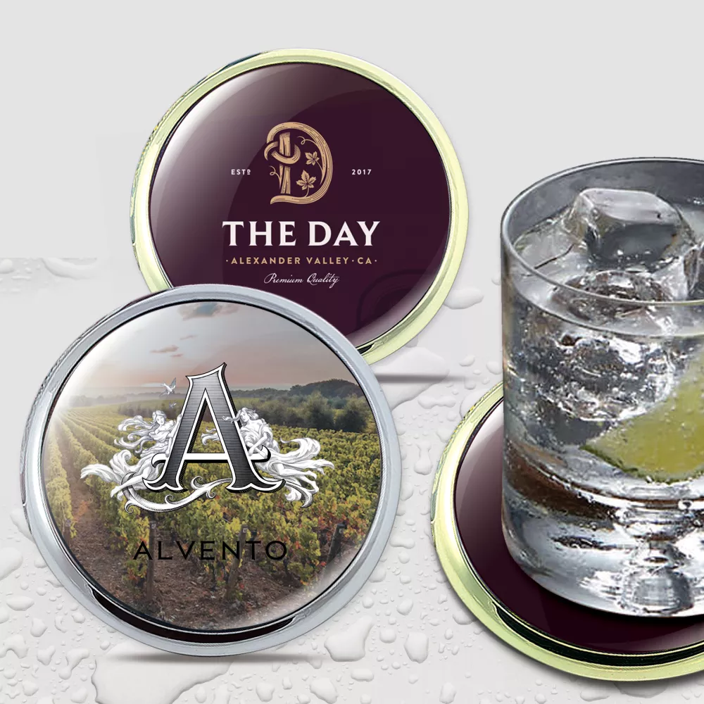 Sous-verre avec fond en liège