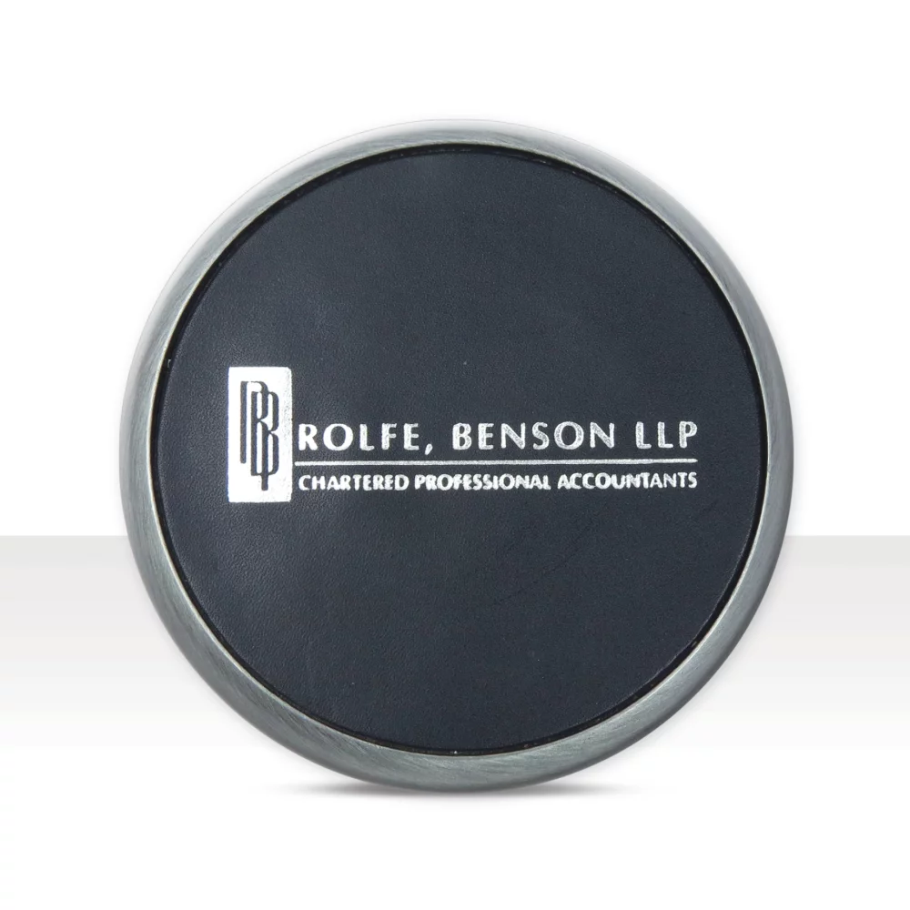 Classic Printed Leather Coaster