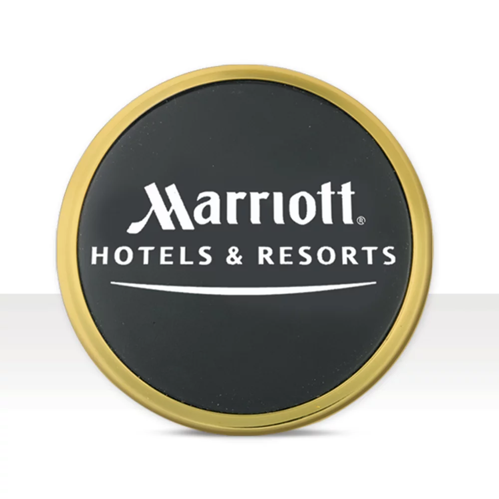 Sous-verre en cuir imprimé classique