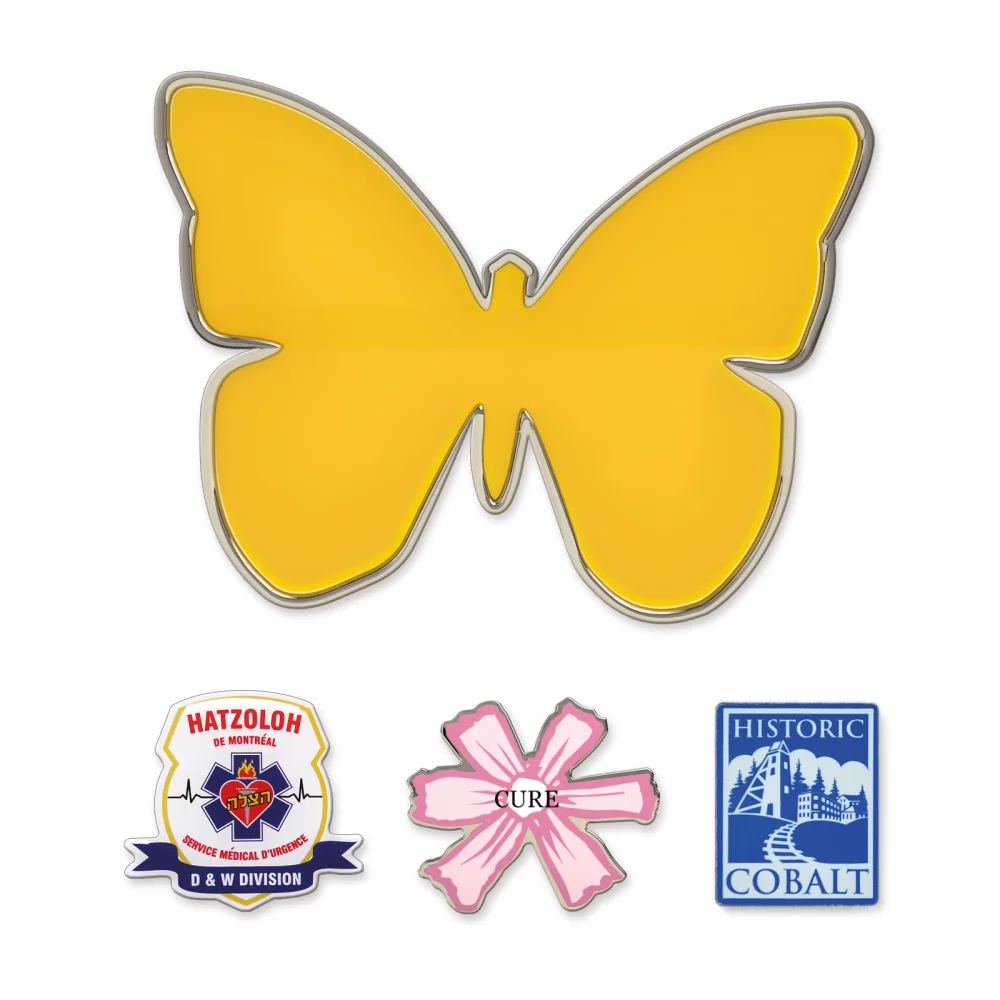 Épingles de revers imprimées (¾ po)