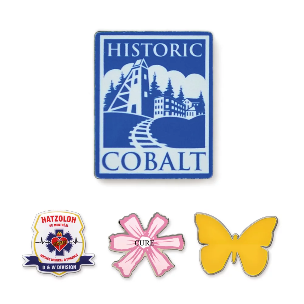 Épingles de revers imprimées (1 pouce)