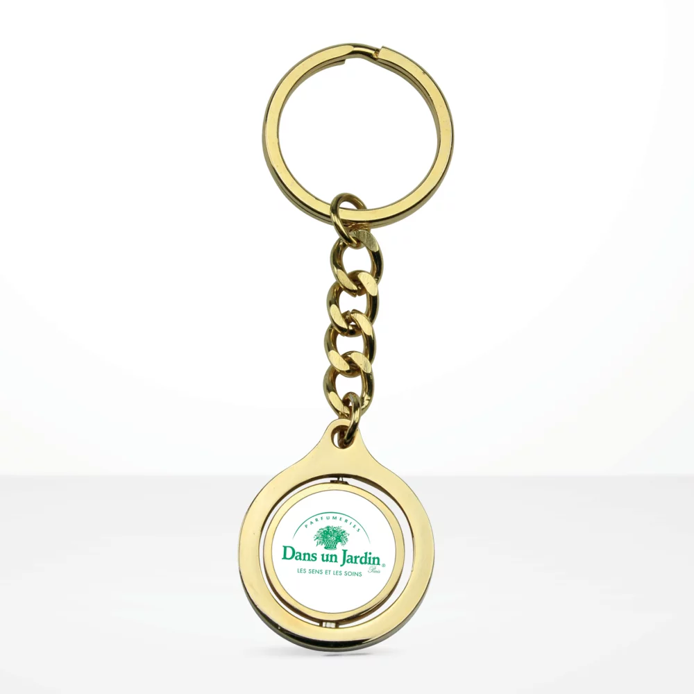 Circle Shape Dynamic Keychain (5-Day Production)