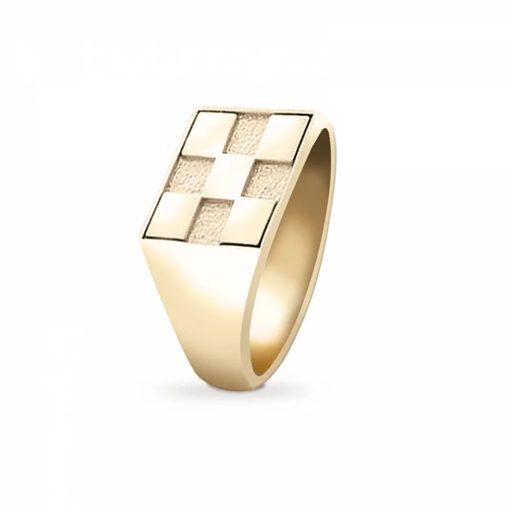 Bague en or 10 carats pour femmes de Stock Square