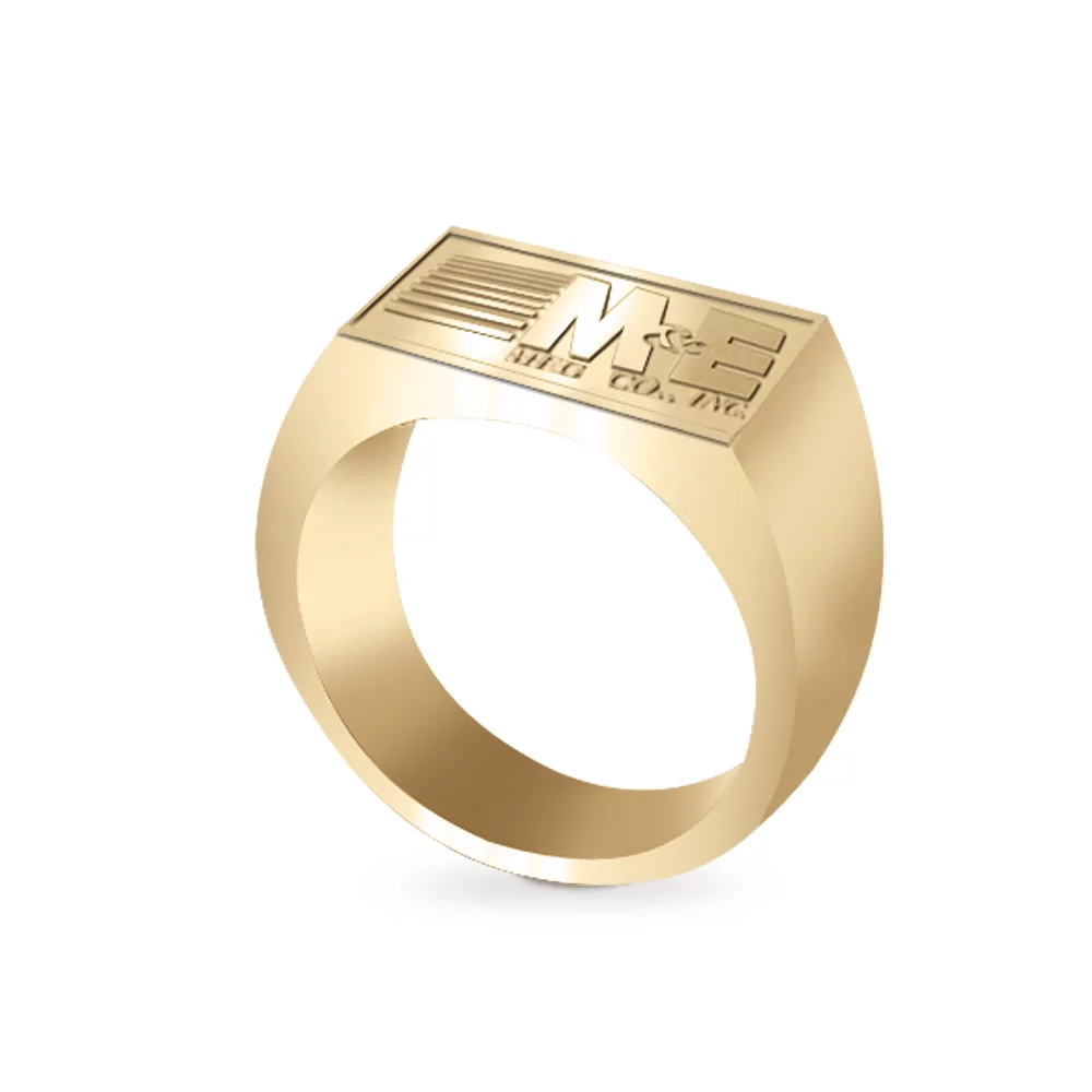 Stock Rectangular Men's Ring