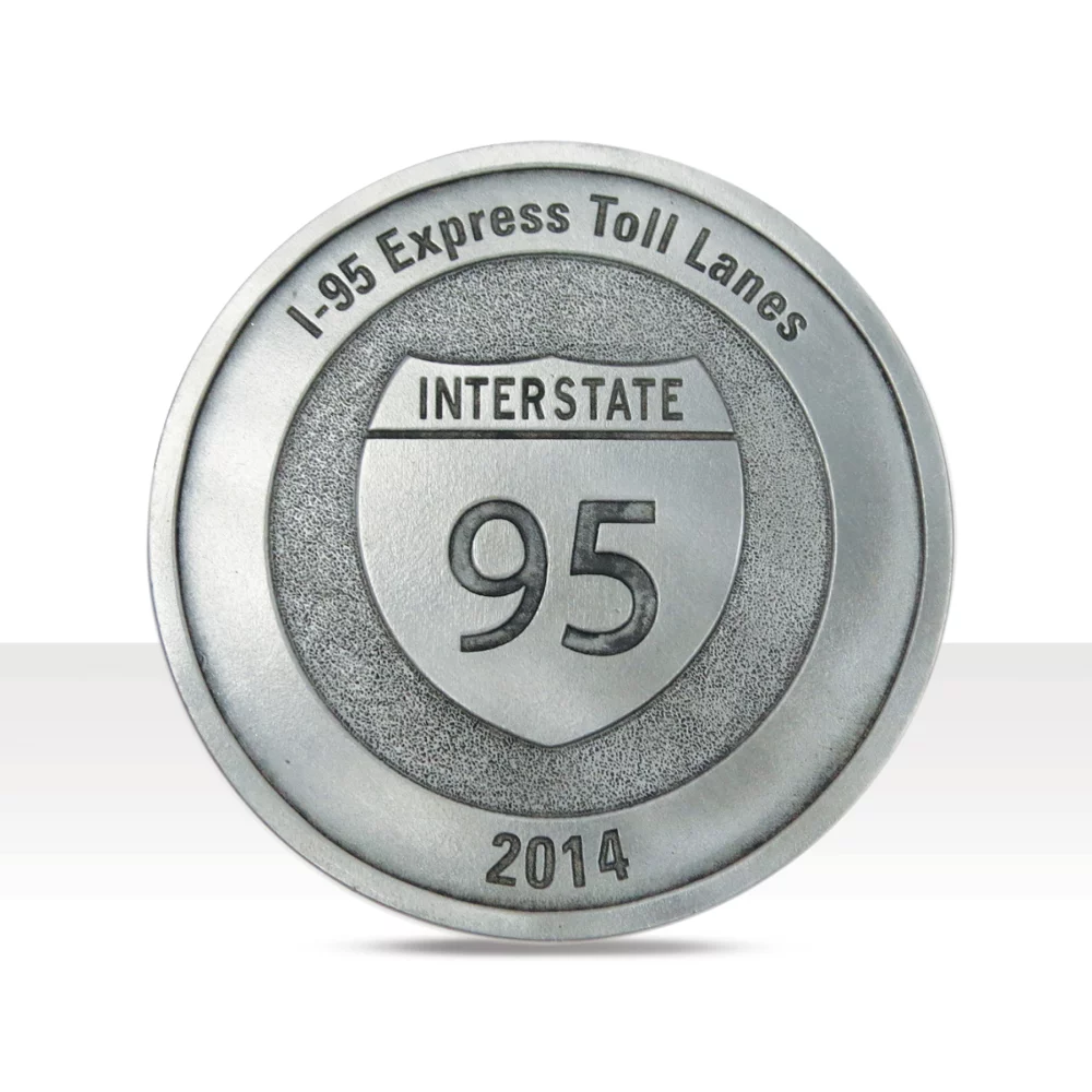 Pewter Finish Coaster