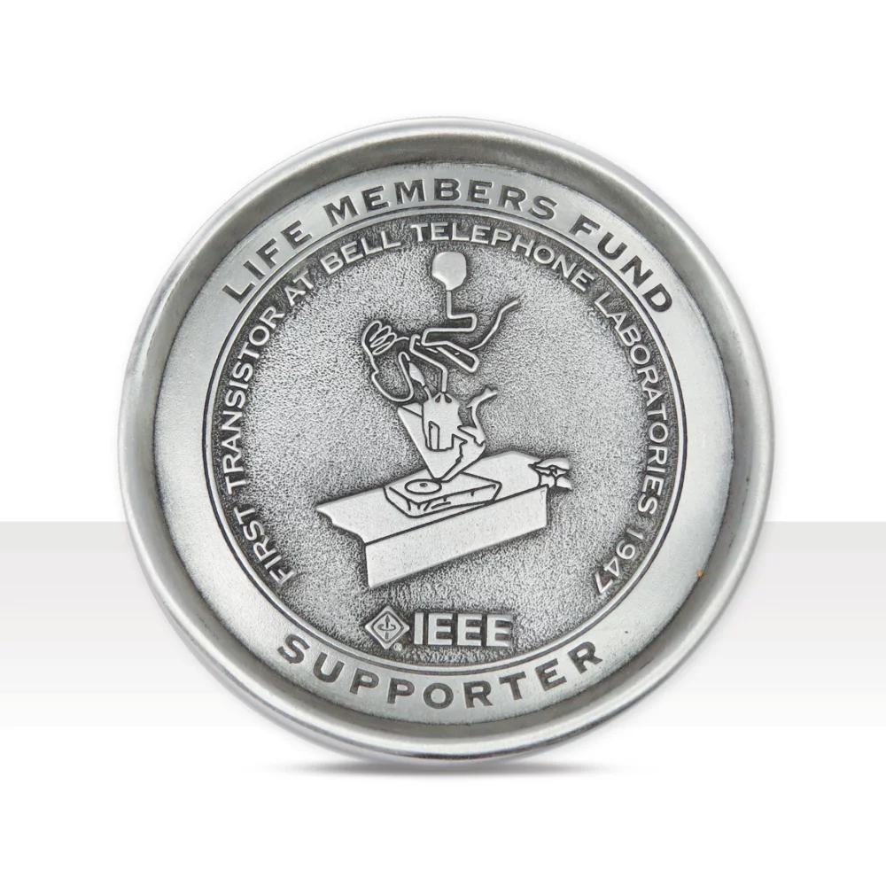 Sous-verre en étain massif