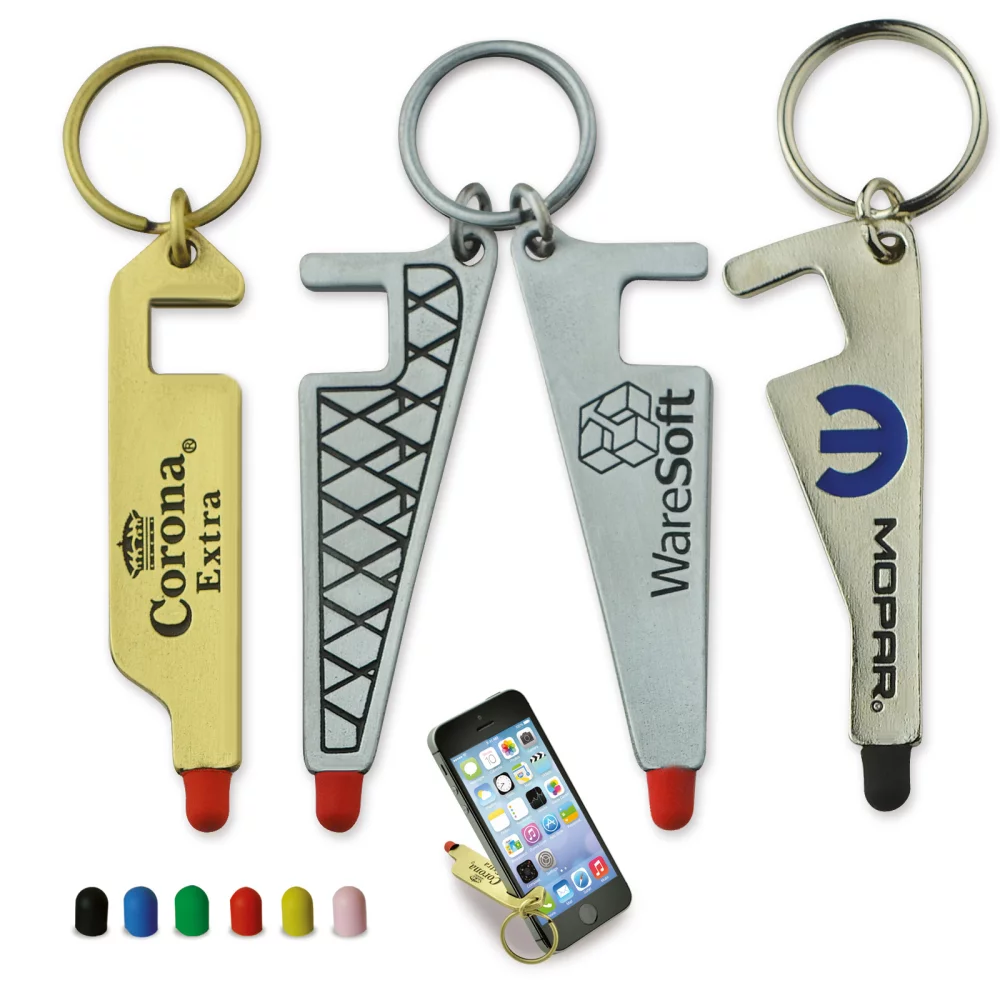 Stylus/Phone Holder Key Chain