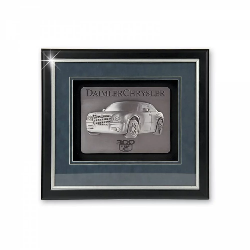 Figurine 3D en métal (Emblème de plaque)