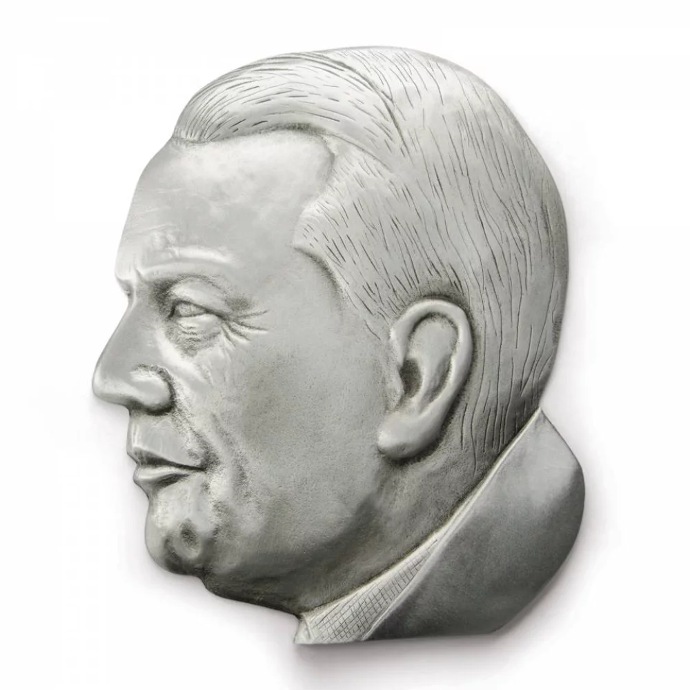 Figurine 3D en métal (plaque d'emblème)