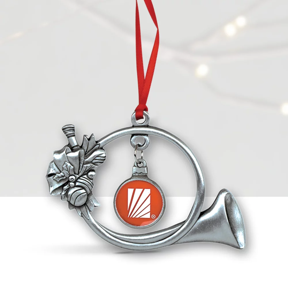 Dangler Ornament (2¾"x 1¾" Trumpet)