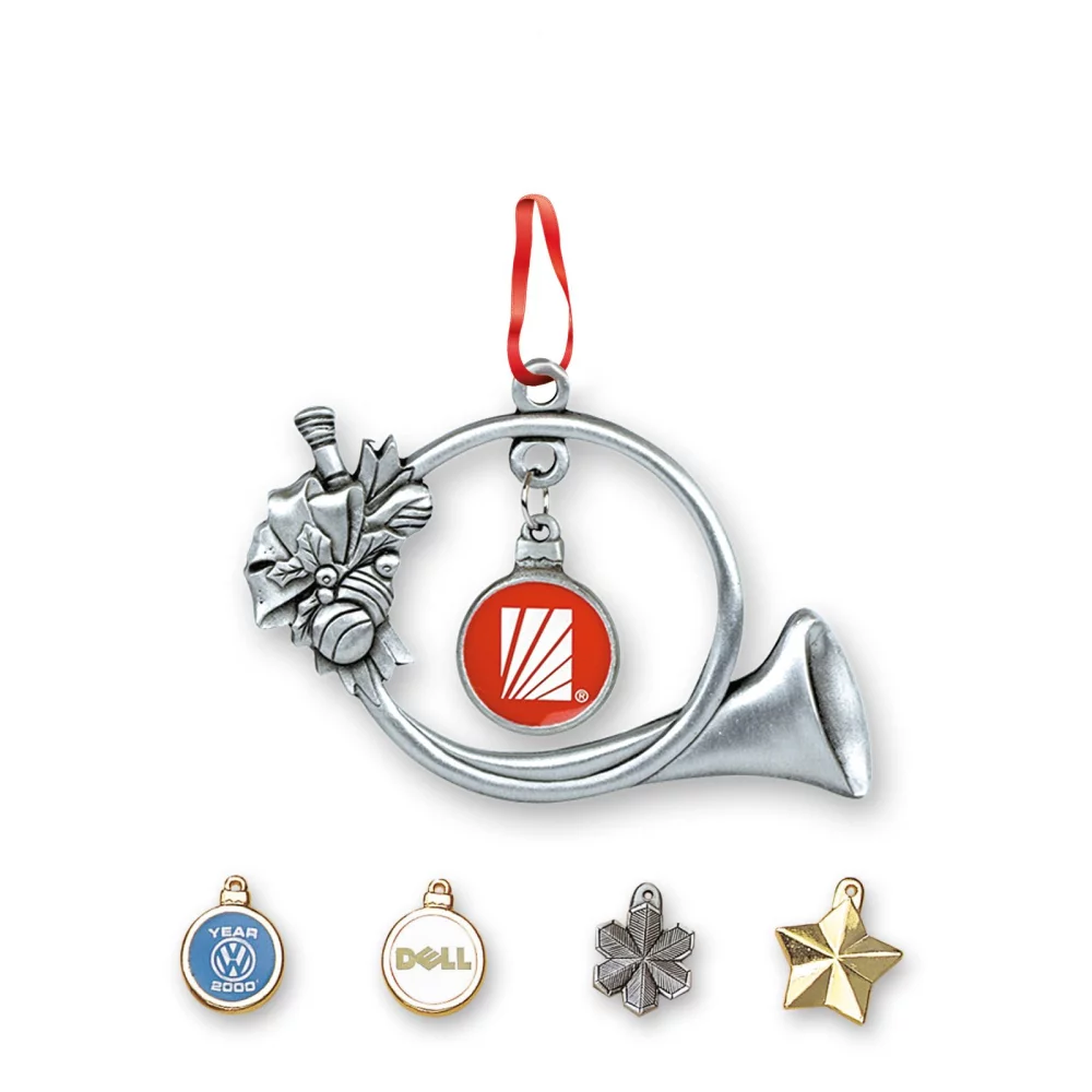 Dangler Ornament (2¾"x 1¾" Trumpet)