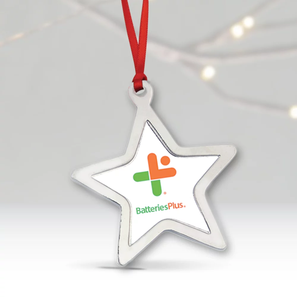 Ornement Photoart (étoile de 2,5" de diamètre)