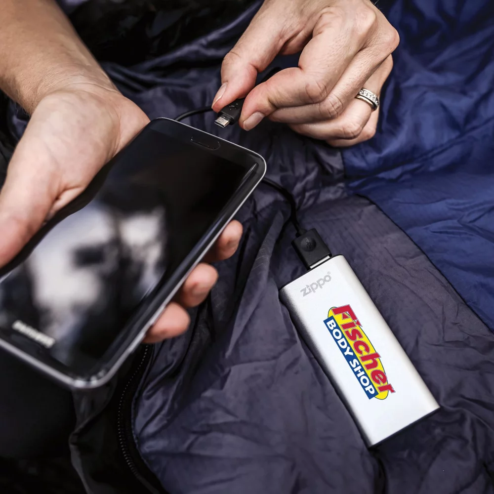 Chauffe-mains rechargeable Zippo® Heatbank™ 3 heures et powerbank