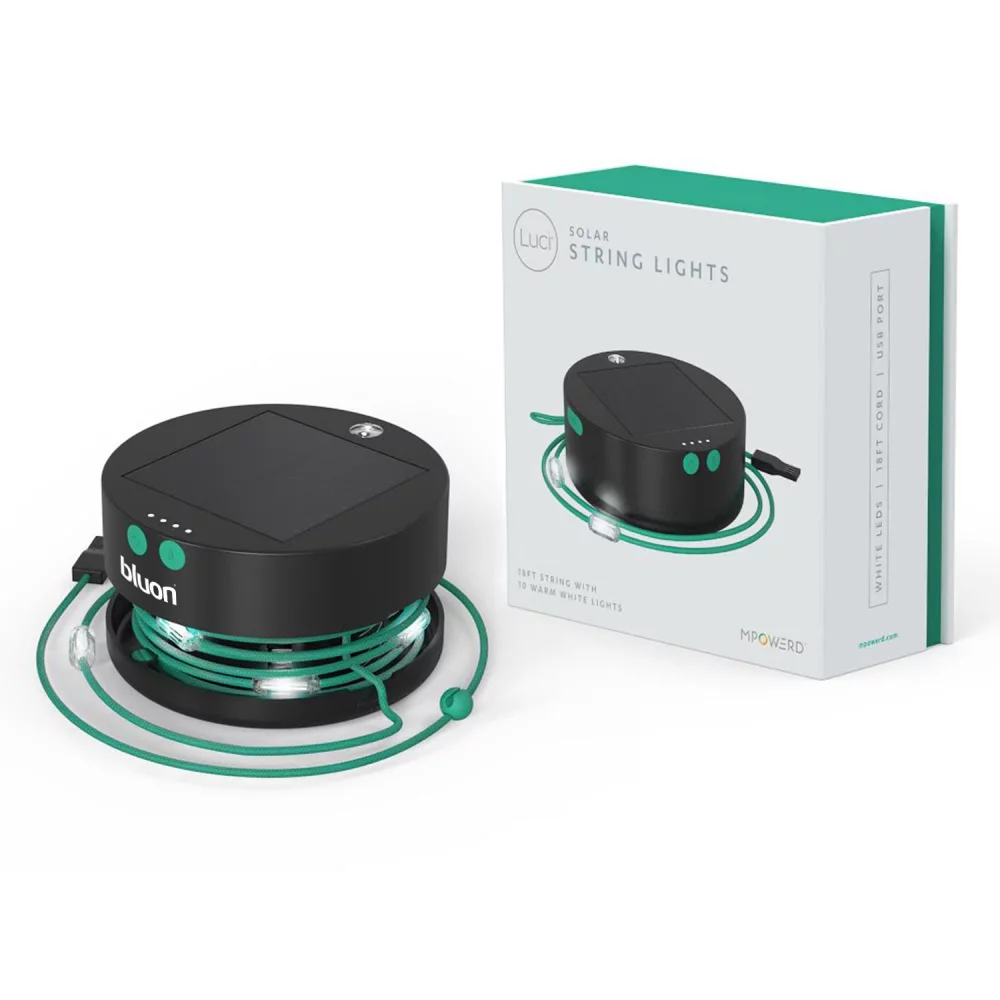 Lumières de guirlande solaire Luci + chargeur