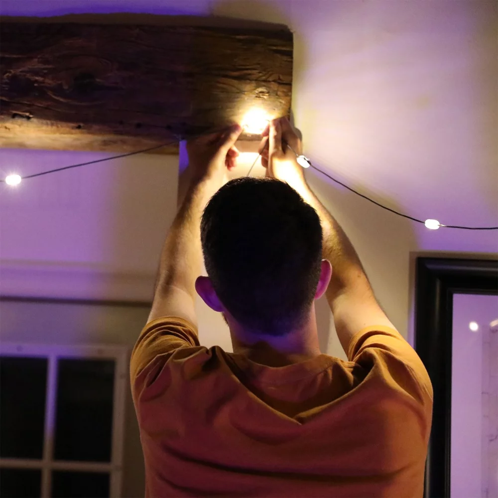 Lumières de guirlande solaire Luci + chargeur