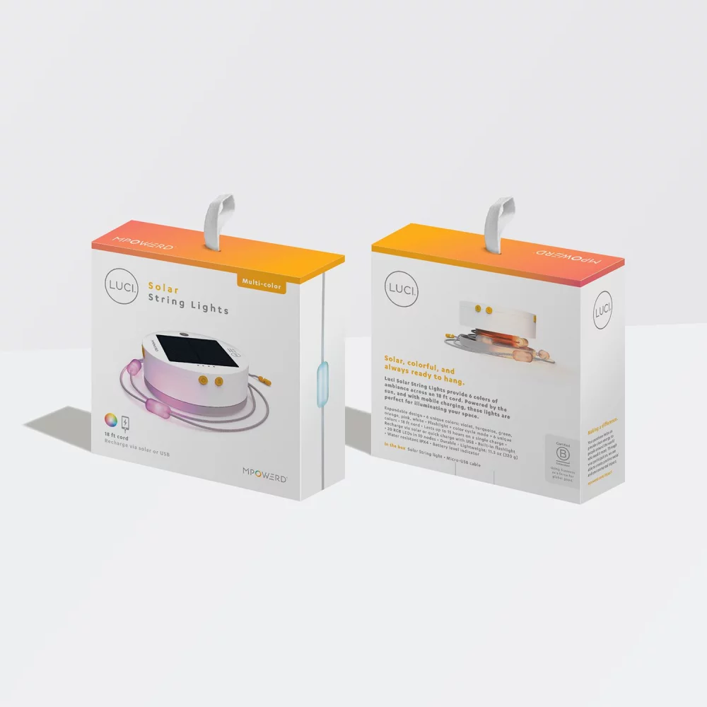 Luci Color Solar String Lights