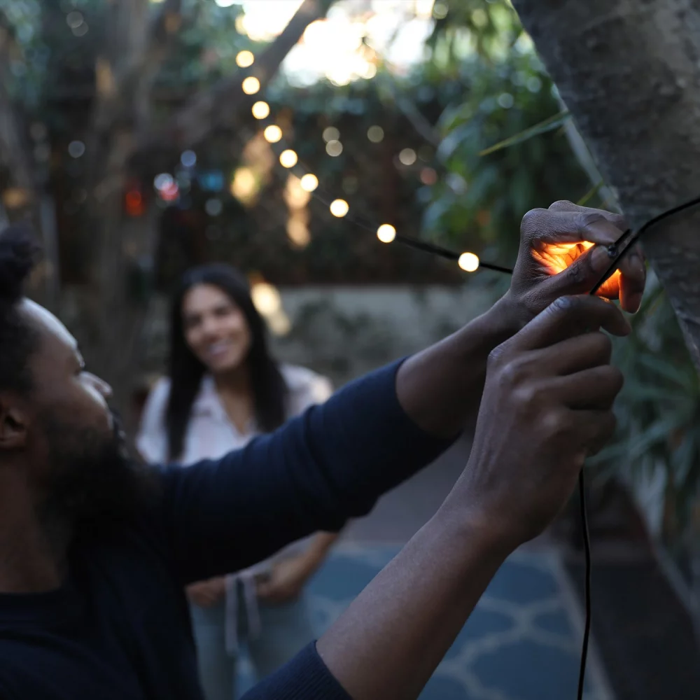 Luci Solar String Lights + Detachable Power Hub