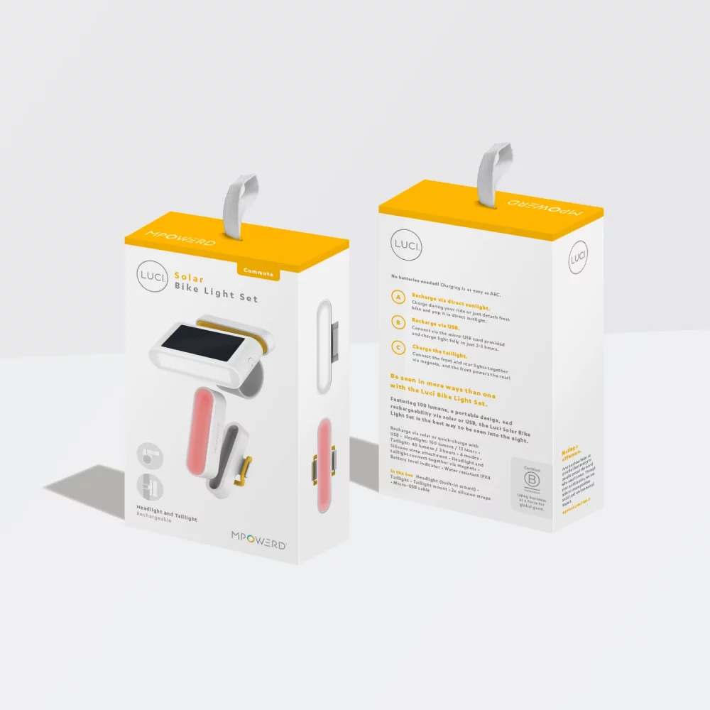 Luci® Solar Bike Light Set