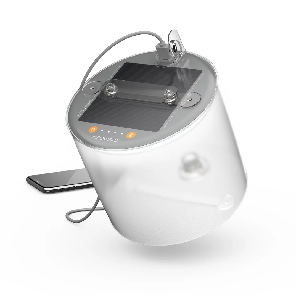 Luci Base : Lanterne gonflable solaire + batterie externe