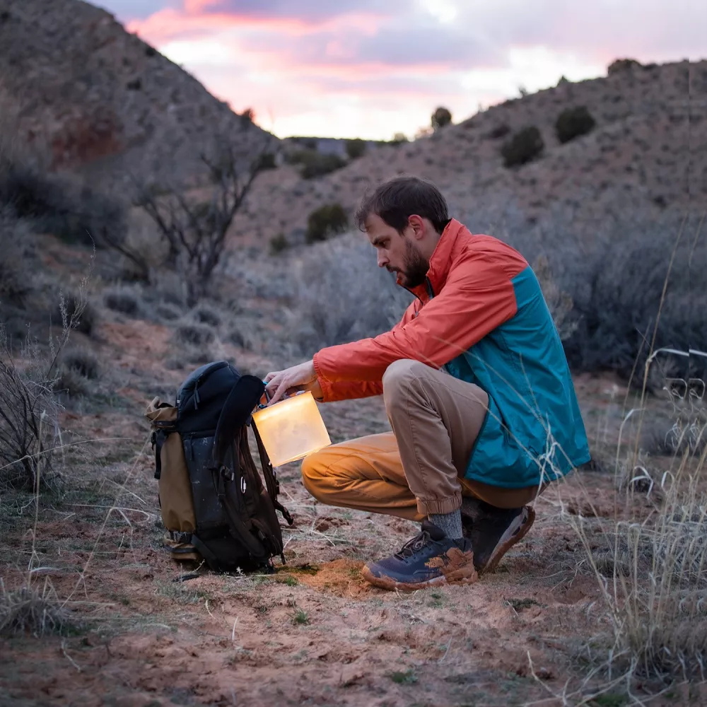 Luci Base : Lanterne gonflable solaire + batterie externe