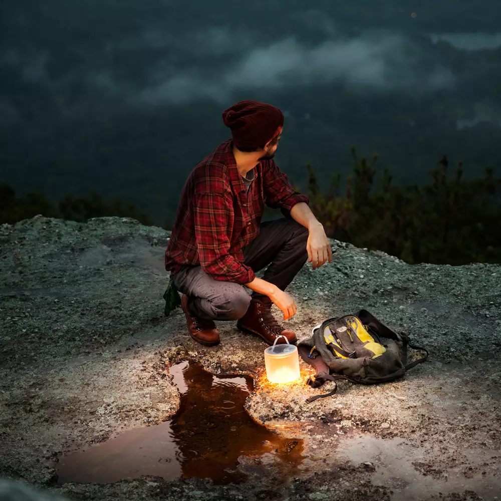 Luci Pro Lux : Lanterne solaire gonflable + Chargeur