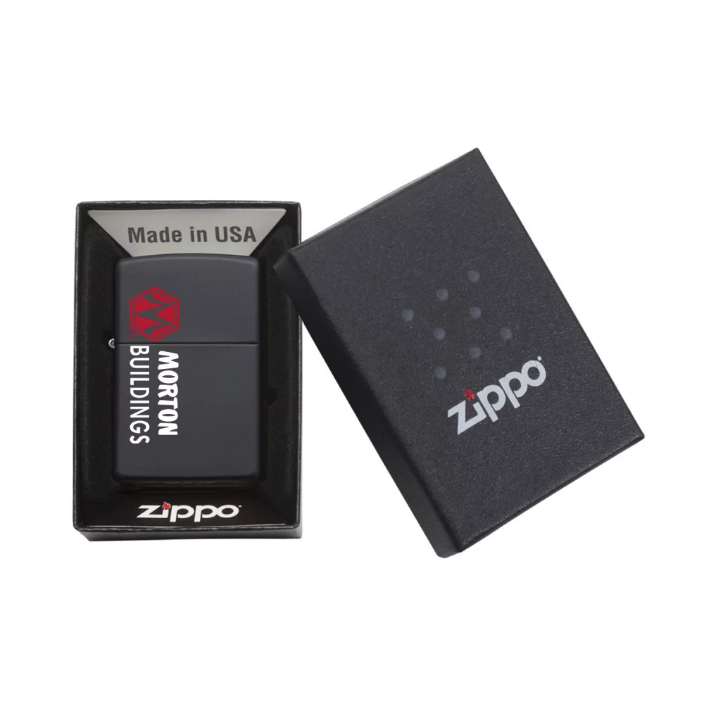 Briquet Zippo® noir mat coupe-vent