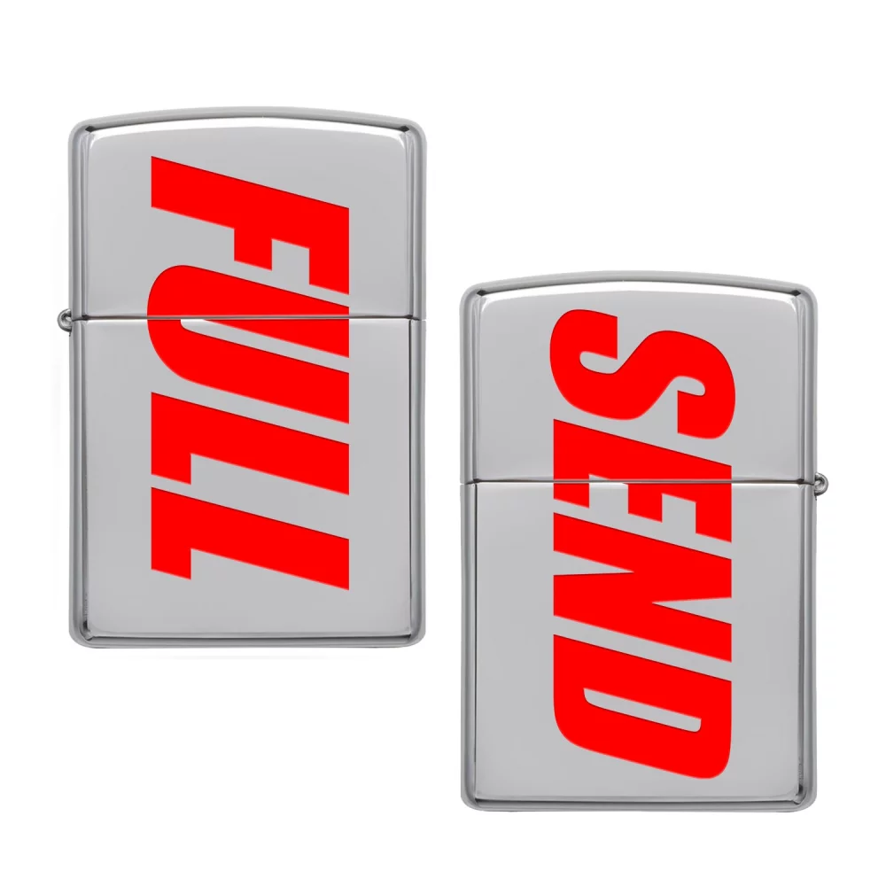 Briquet Zippo® coupe-vent en chrome poli de haute qualité
