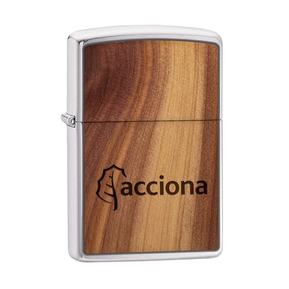 Briquet coupe-vent Zippo® Woodchuck USA en cèdre