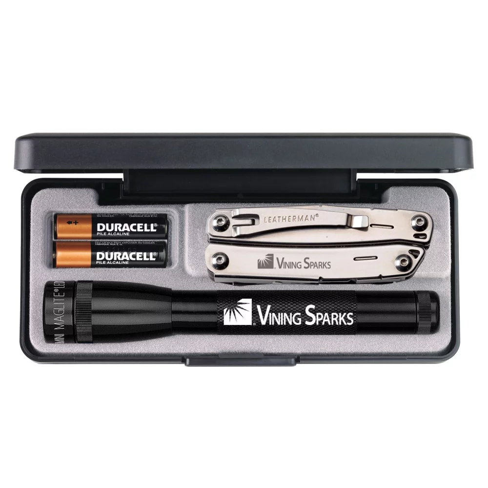 Mini Maglite® LED "AA" avec Leatherman® Sidekick