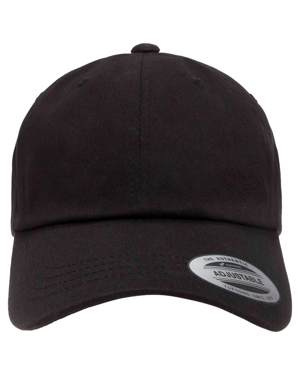 Casquette de baseball en sergé de coton à profil bas pour adulte Yupoong