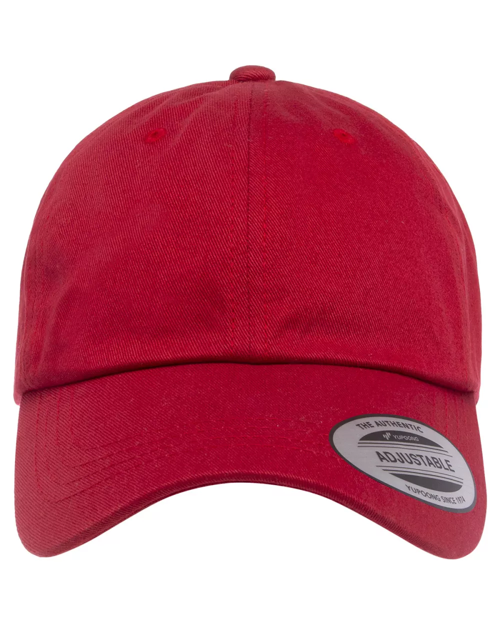 Casquette de baseball en sergé de coton à profil bas pour adulte Yupoong