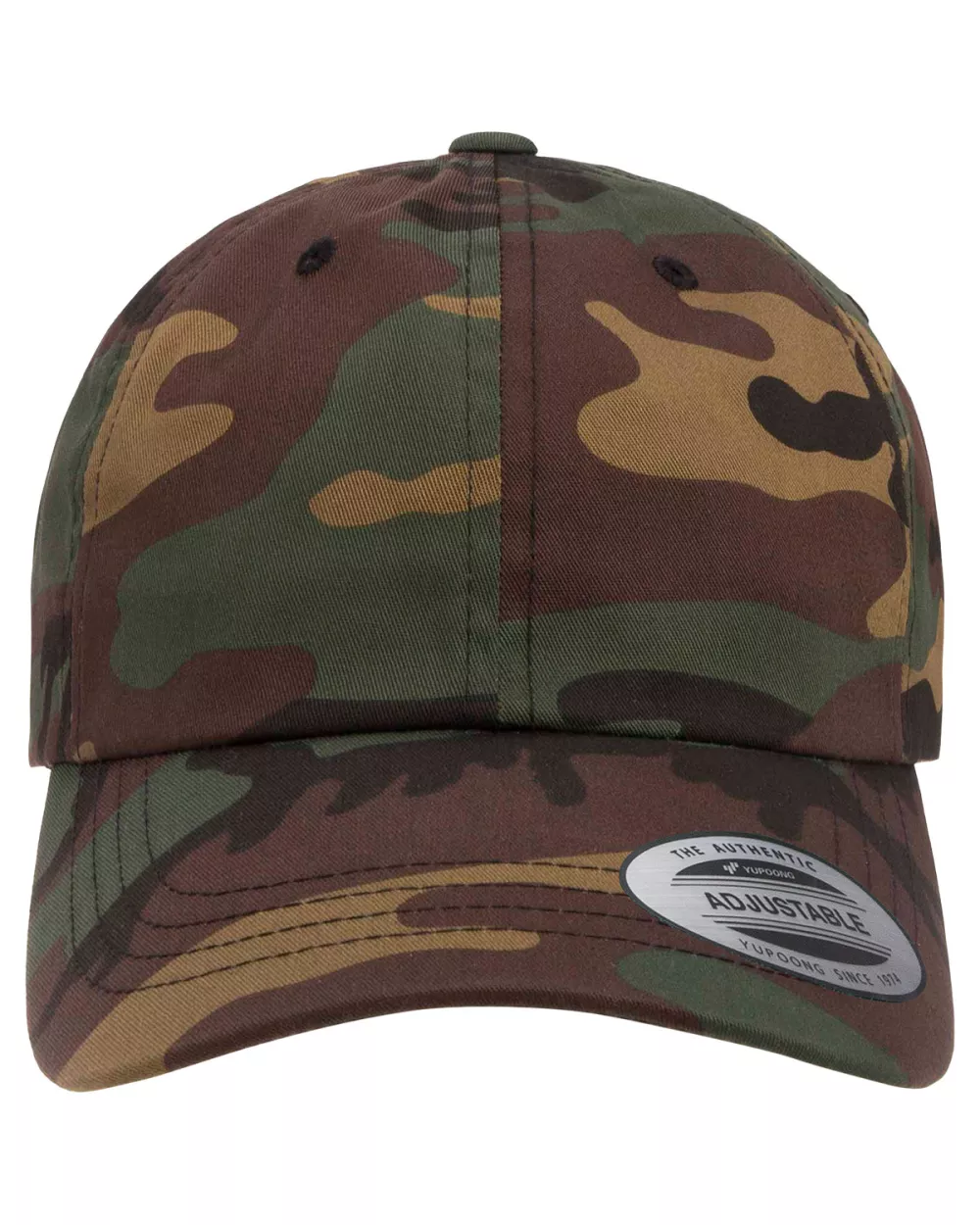 Casquette de baseball en sergé de coton à profil bas pour adulte Yupoong