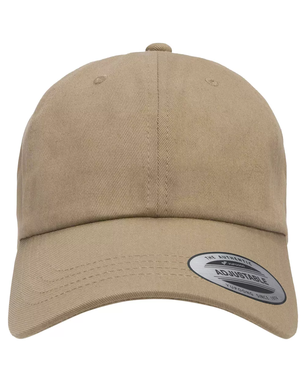 Casquette de baseball en sergé de coton à profil bas pour adulte Yupoong