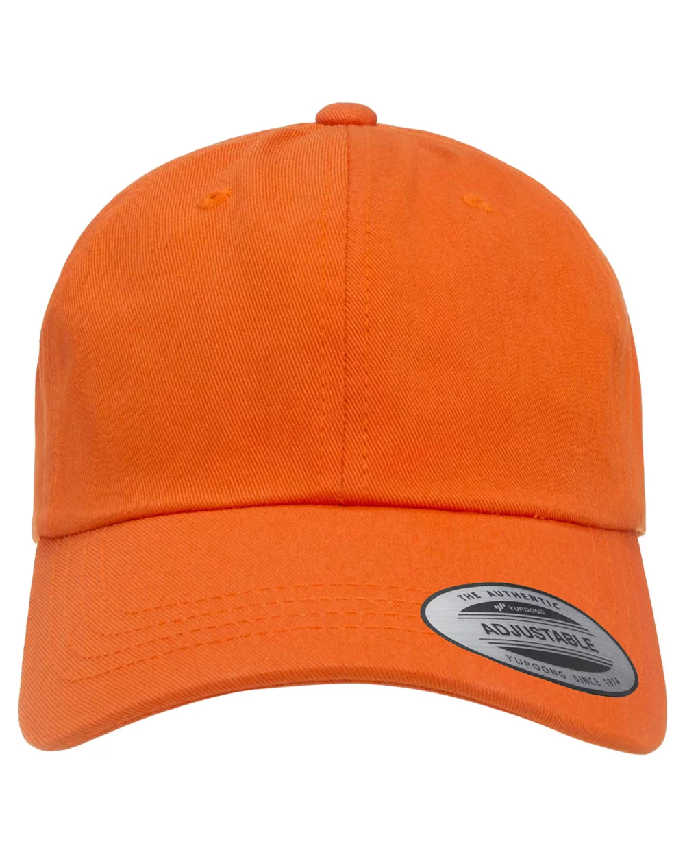Casquette de baseball en sergé de coton à profil bas pour adulte Yupoong