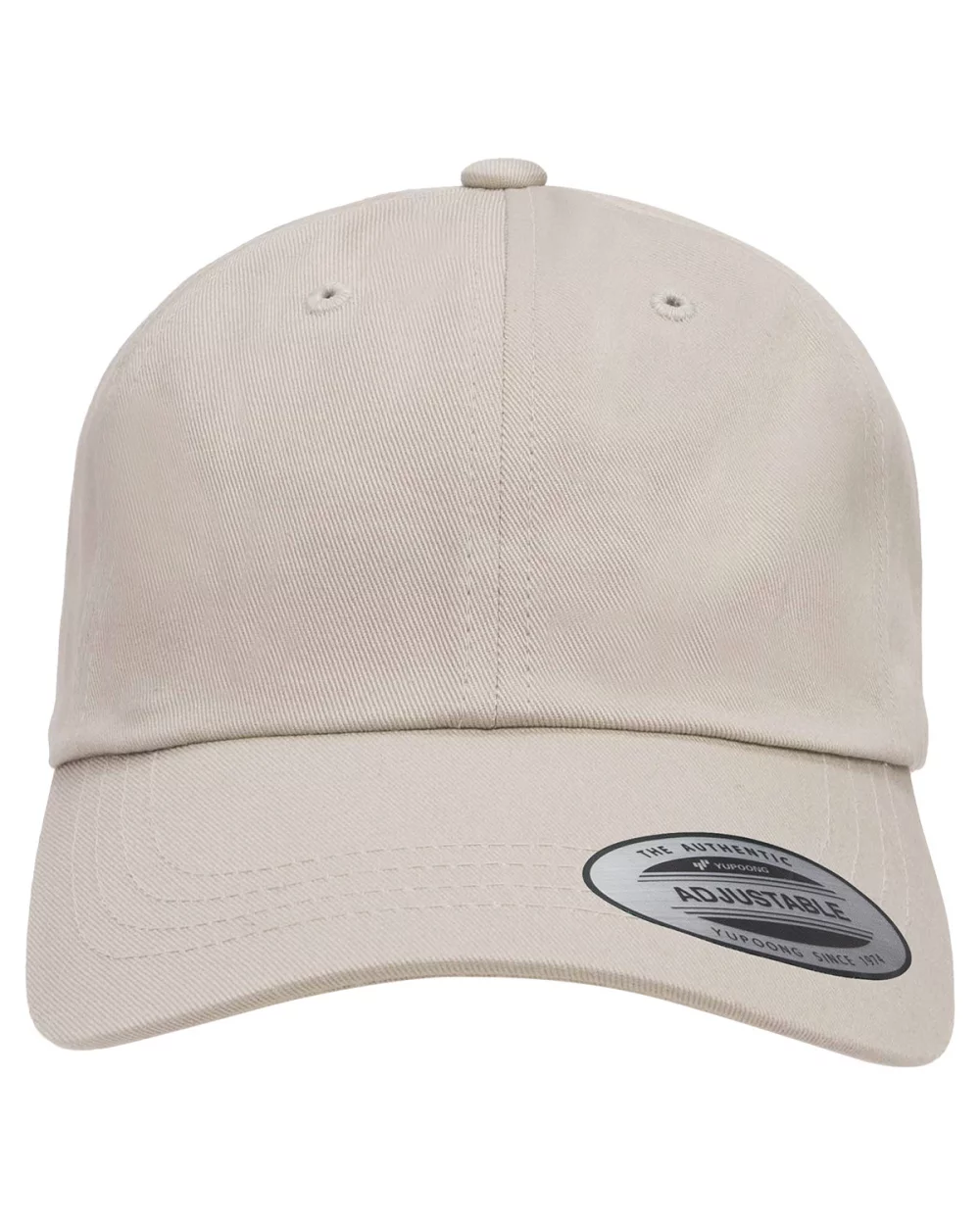 Casquette de baseball en sergé de coton à profil bas pour adulte Yupoong