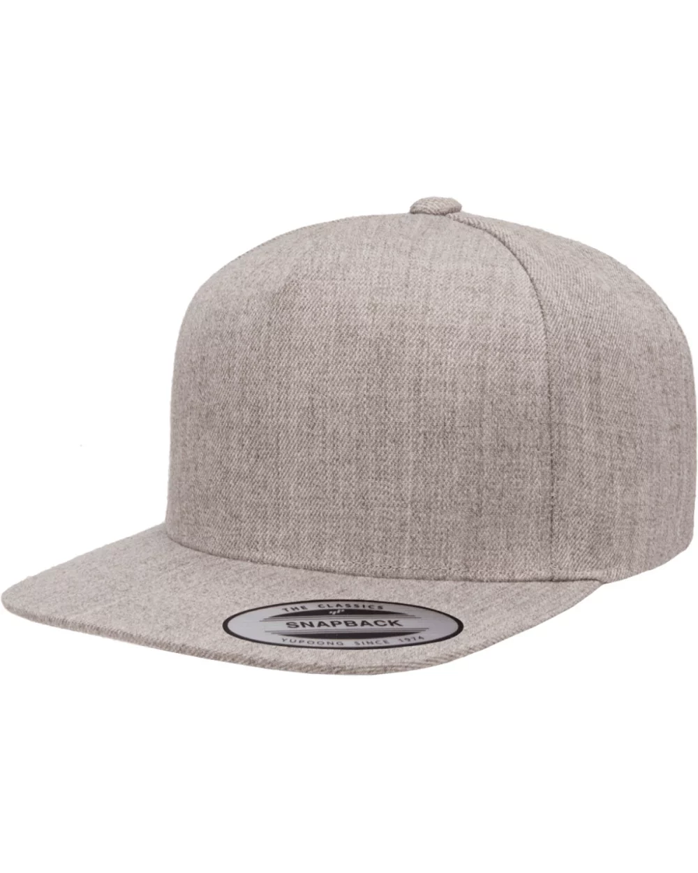 Casquette snapback classique à visière plate pour adulte Yupoong