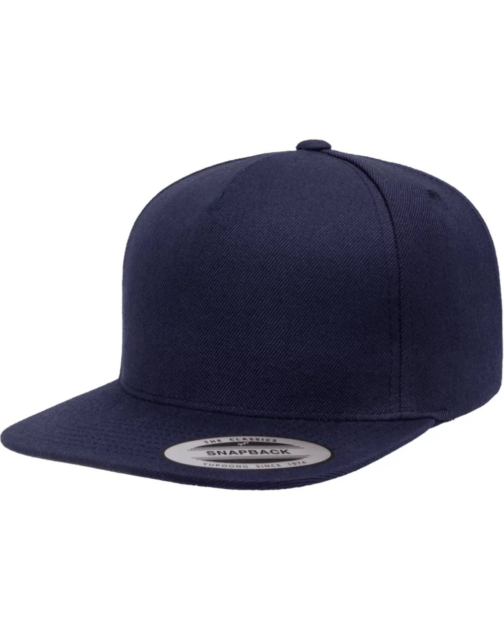 Casquette snapback classique à visière plate pour adulte Yupoong